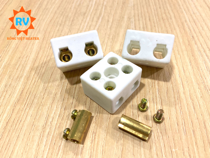 Domino sứ chịu nhiệt 500V 20A Domino sứ chịu nhiệt 500V 20A