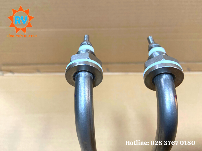 Điện trở đun dầu 2 ngón Ø11x250x100 220V 4KW Điện trở đun dầu 2 ngón Ø11x250x100 220V 4KW