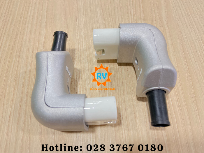 Phích cắm sứ chịu nhiệt chữ L Phích cắm sứ chịu nhiệt chữ L