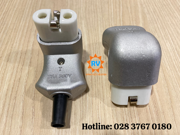 Phích cắm sứ chịu nhiệt chữ L Phích cắm sứ chịu nhiệt chữ L