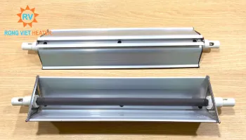 Điện Trở Máng Sứ Đen Ø18x400  220V - 1000W