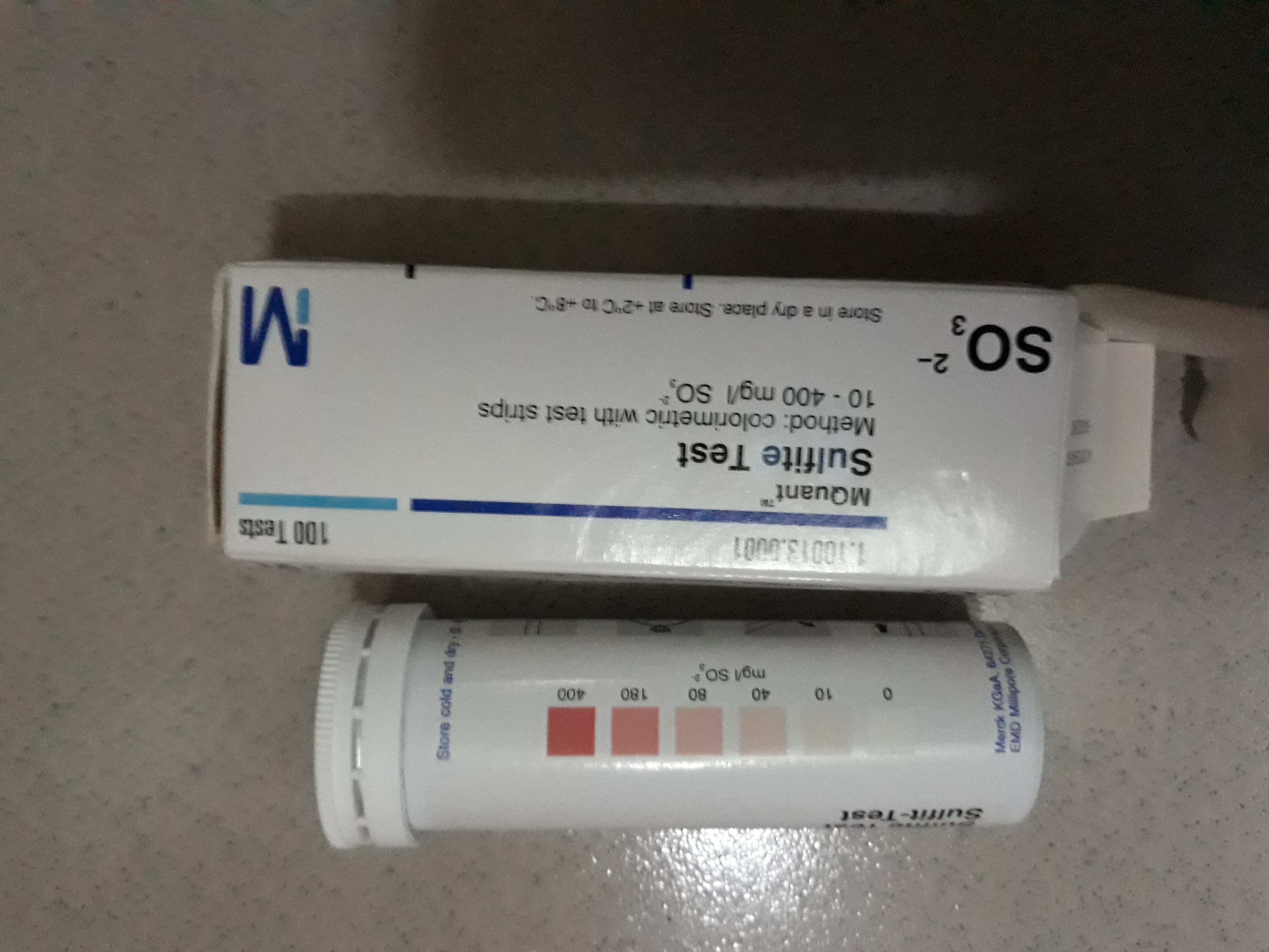 GIẤY THỬ NHANH SULFITE 10-400PPM