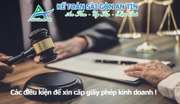 Các điều kiện để xin giấy phép kinh doanh
