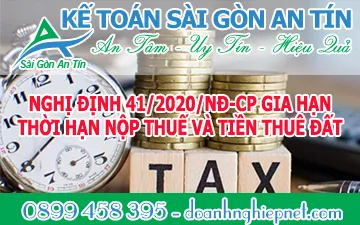 NGHỊ ĐỊNH 41/2020/NĐ-CP GIA HẠN THỜI HẠN NỘP THUẾ VÀ TIỀN THUÊ ĐẤT