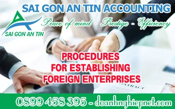 PROCEDURES FOR ESTABLISHING FOREIGN ENTERPRISES