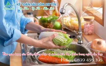 Tầm quan trọng của Giấy chứng nhận vệ sinh an toàn thực phẩm trong ngành ẩm thực
