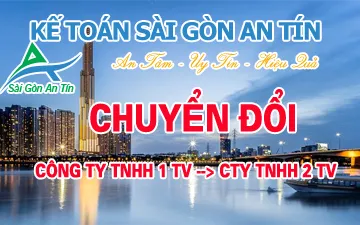 THỦ TỤC CHUYỂN ĐỔI CÔNG TY TNHH MỘT THÀNH VIÊN THÀNH CÔNG TY TNHH HAI THÀNH VIÊN TRỞ LÊN