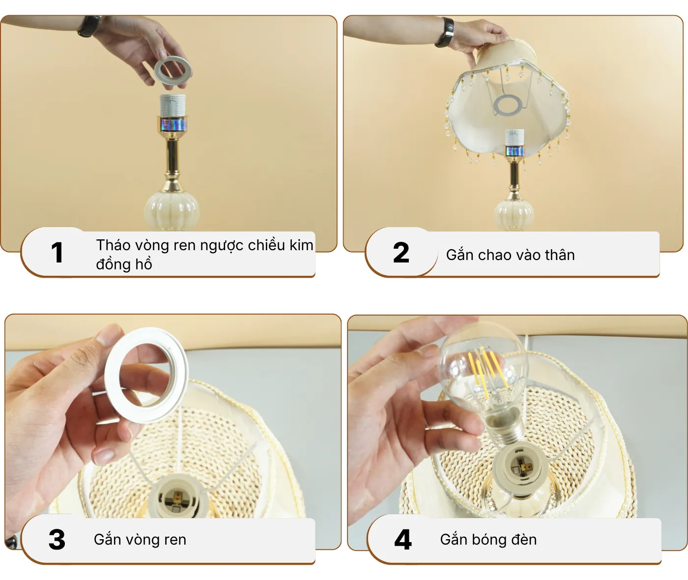 4. HIỆU ỨNG ÁNH SÁNG ĐÈN NGỦ ĐỂ BÀN CD1