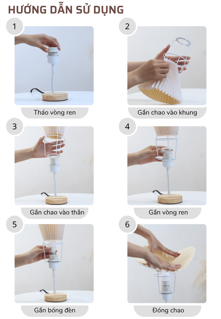 3. Đèn ngủ để bàn mã G8 sử dụng như thế nào?