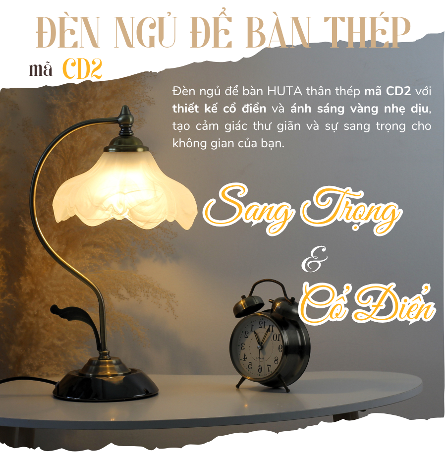 1. Đèn ngủ để bàn mã CD2 có gì nổi bật?