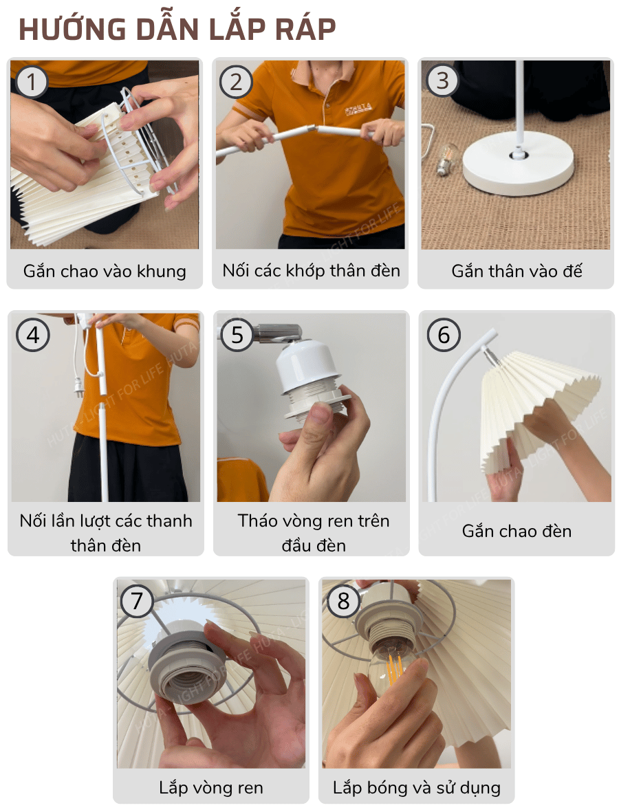 3. Đèn cây đứng mã KT07 sử dụng như thế nào?