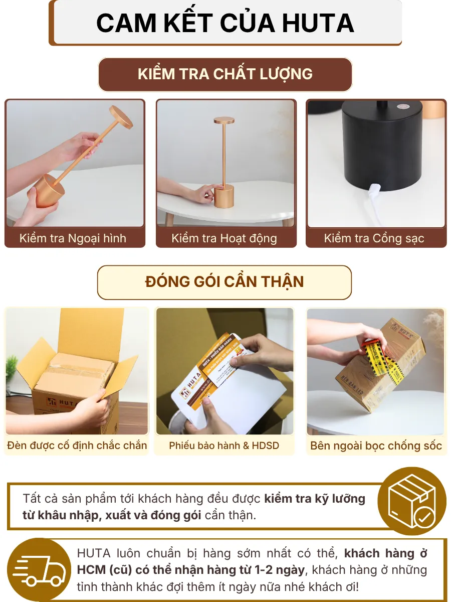 7. CHÍNH SÁCH BẢO HÀNH VÀ CAM KẾT CỦA HUTA