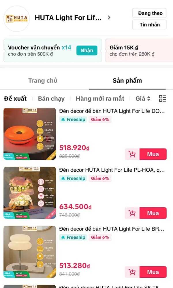 TikTok Shop Official - Huta Light For Life