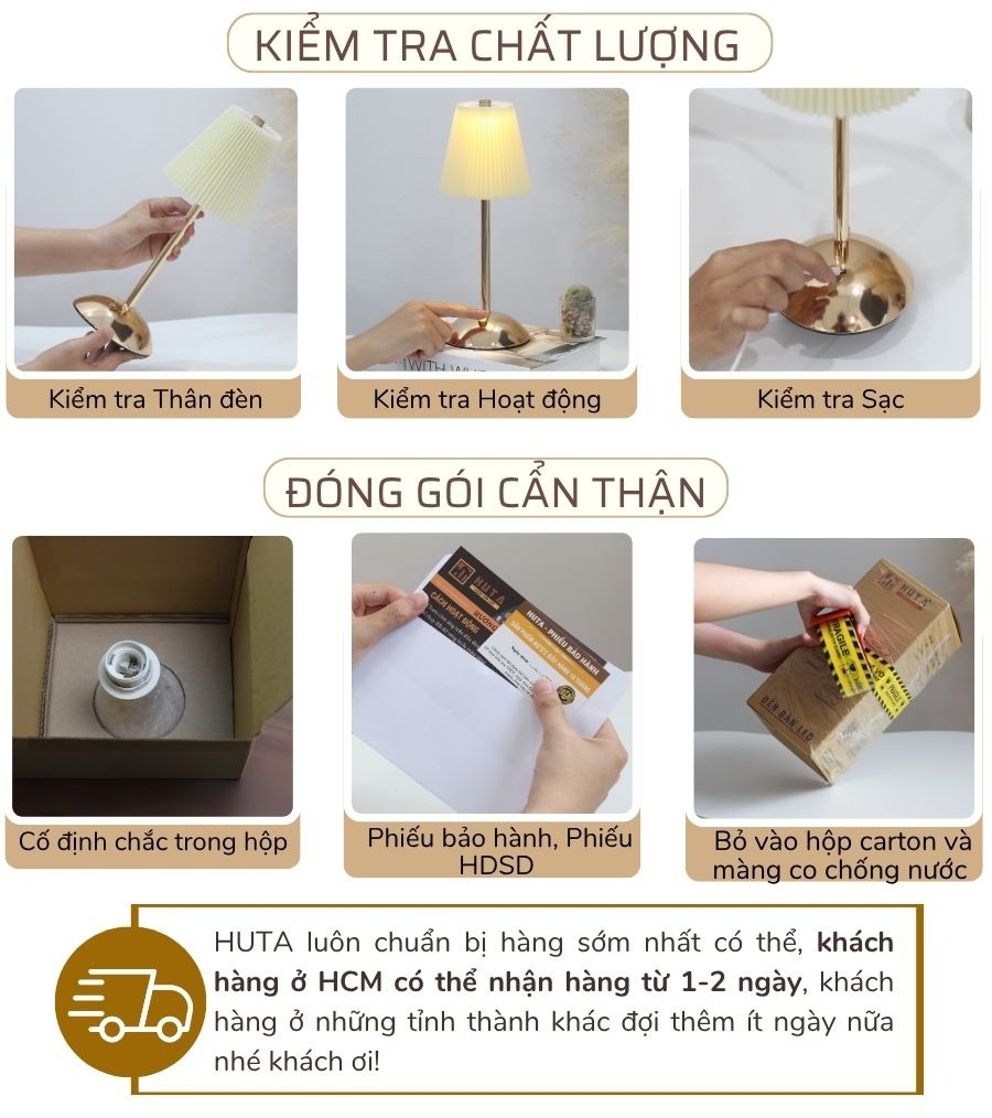 Cam kết từ HUTA Light For Life