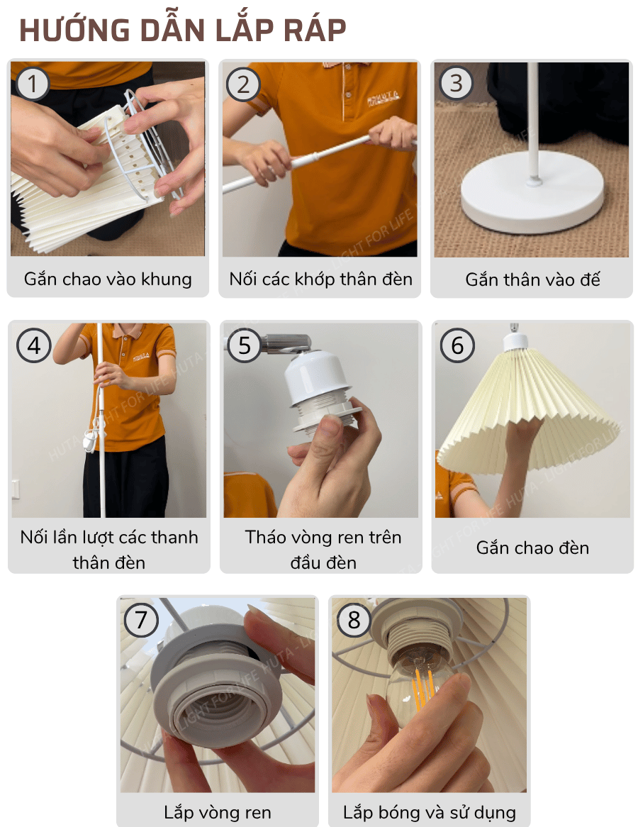 3. Đèn cây đứng mã KC06 sử dụng như thế nào?