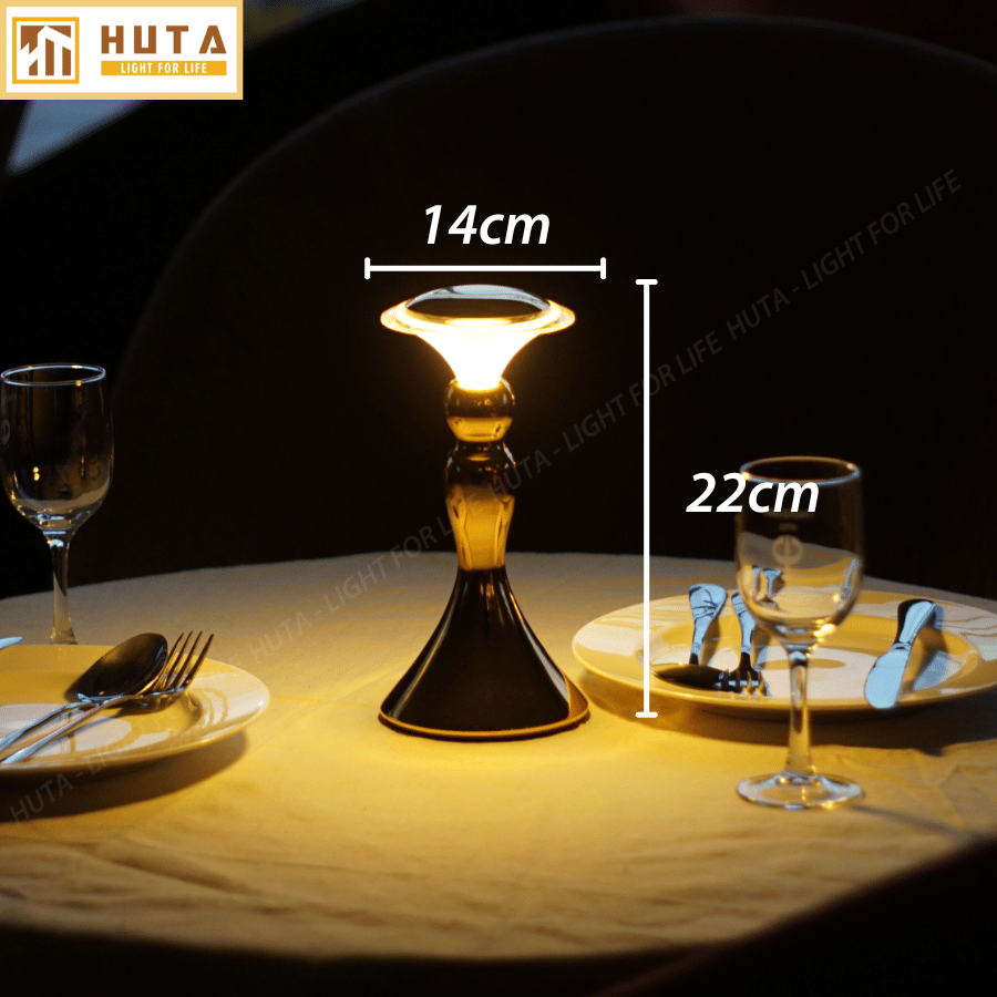 Thông số kỹ thuật đèn bàn LED quán bar, nhà hàng RESCUP