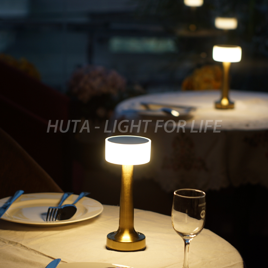 Đèn Bàn Led Quầy Bar, Quán Bar, Nhà Hàng Pin Sạc Tích Điện Mã RESTA