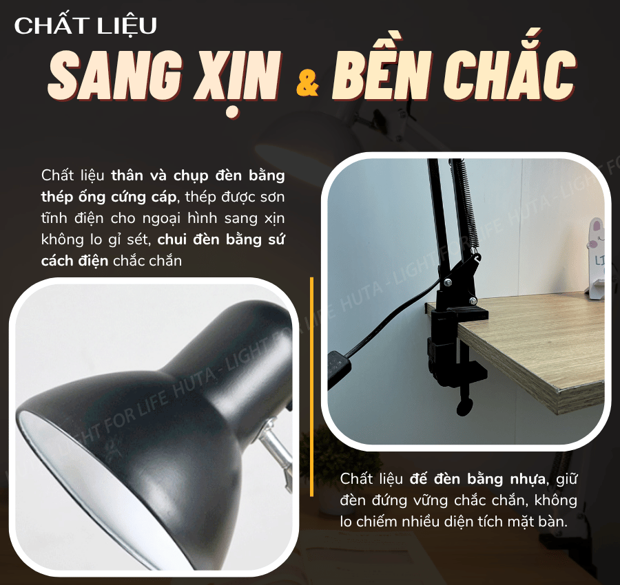 1. Đèn bàn làm việc mã K01 có gì nổi bật?