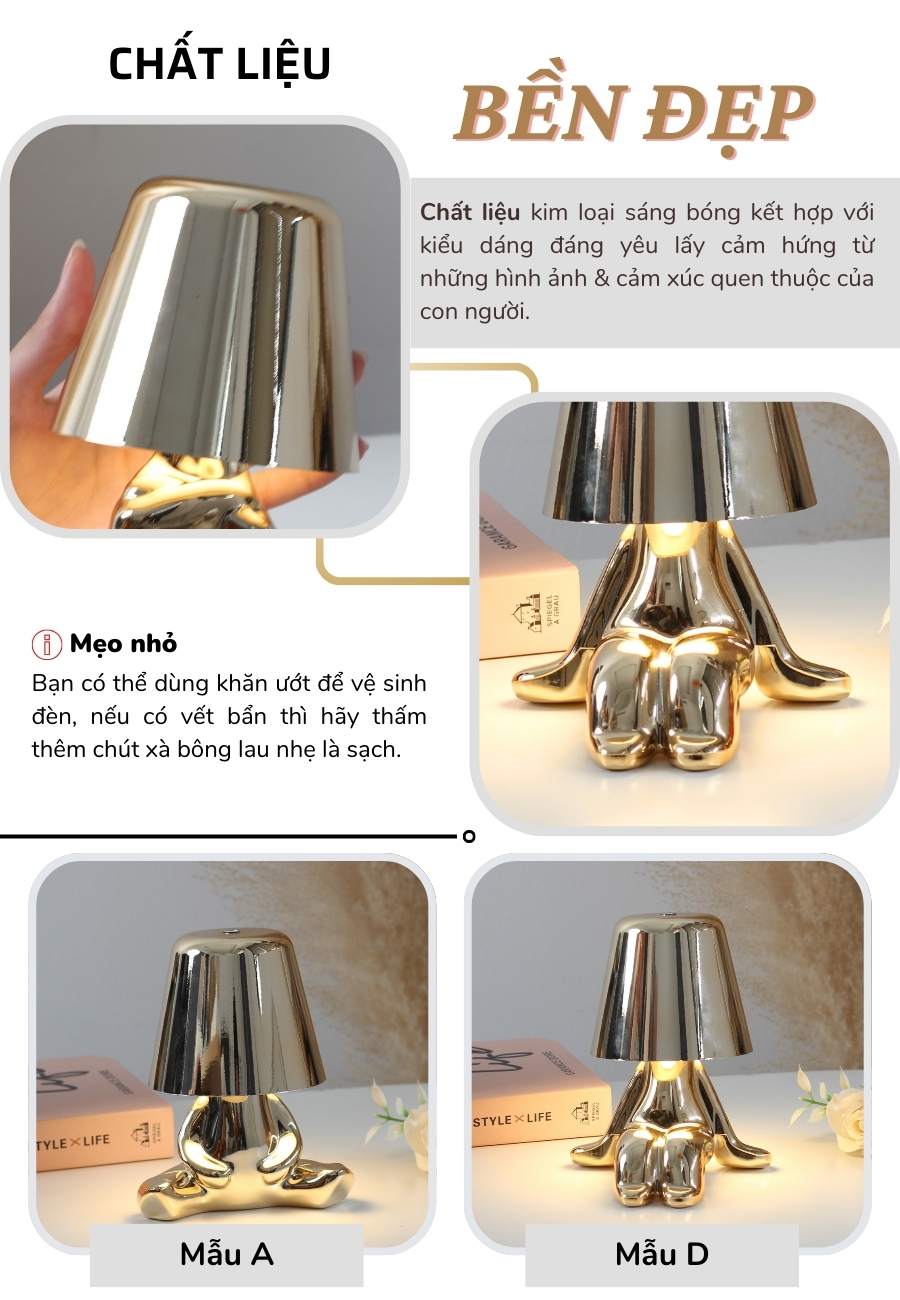 1. Đèn bàn trang trí mã BOO có gì nổi bật?