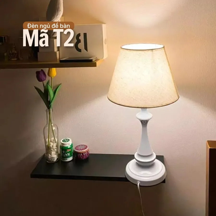 Đèn ngủ để bàn thân kim loại HUTA Light For Life T2