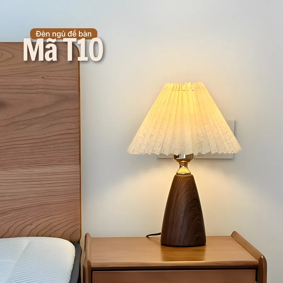 Đèn ngủ để bàn thân kim loại HUTA Light For Life T10