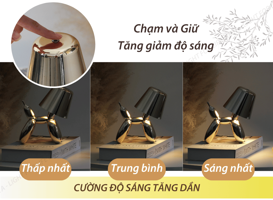 3. Đèn bàn trang trí DOGO sử dụng như thế nào?