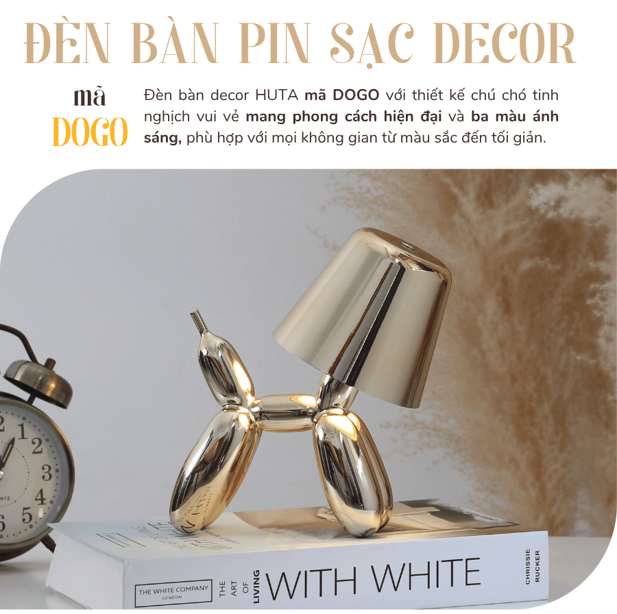 1. Đèn bàn trang trí mã DOGO có gì nổi bật?