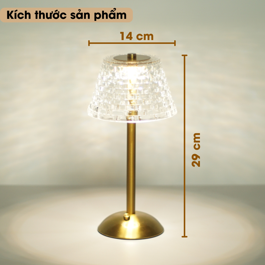 Thông số kỹ thuật của đèn bàn LED quầy bar, nhà hàng RESBED3