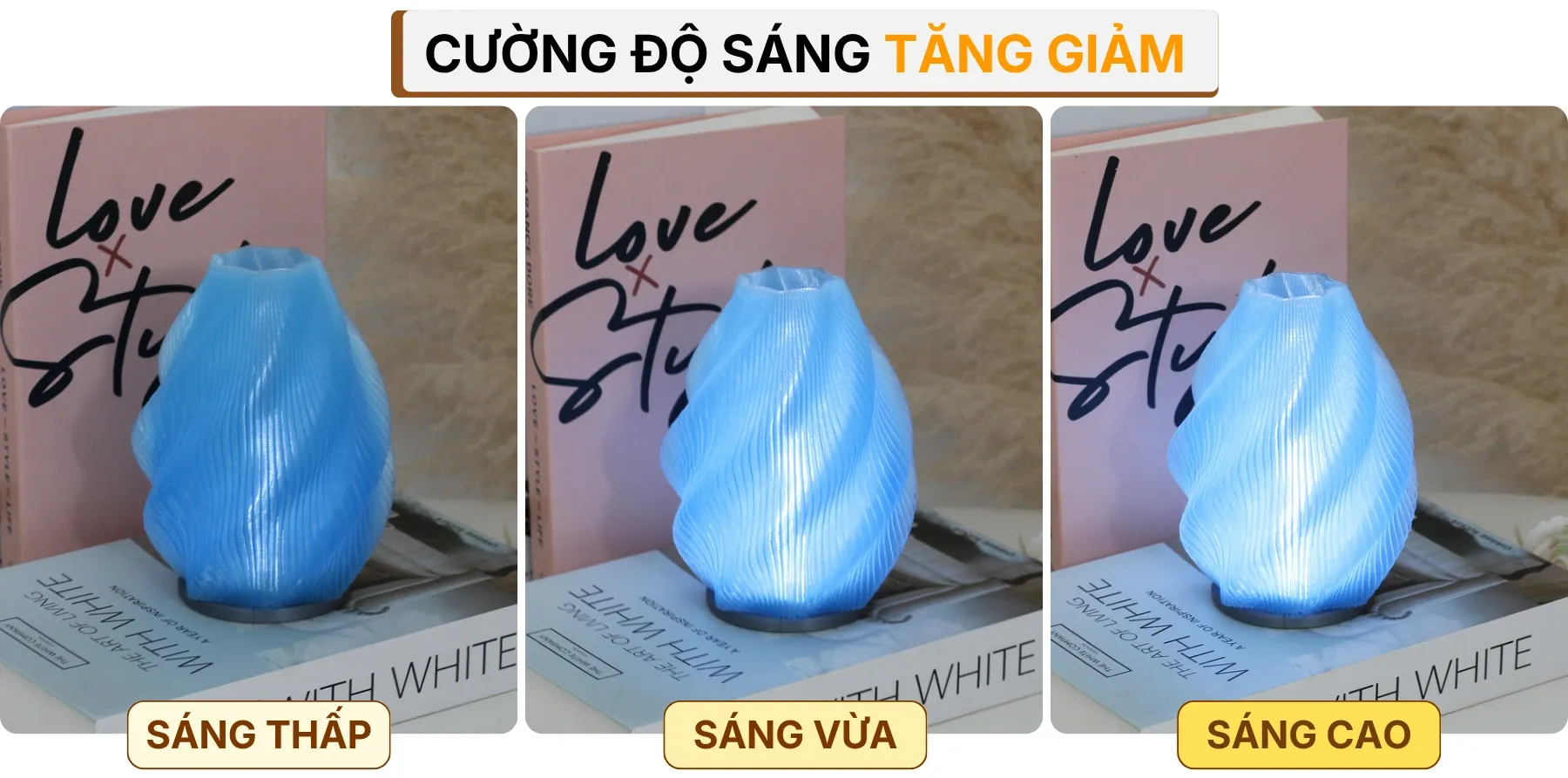 4. HIỆU ỨNG ÁNH SÁNG ĐÈN IN 3D SÓNG