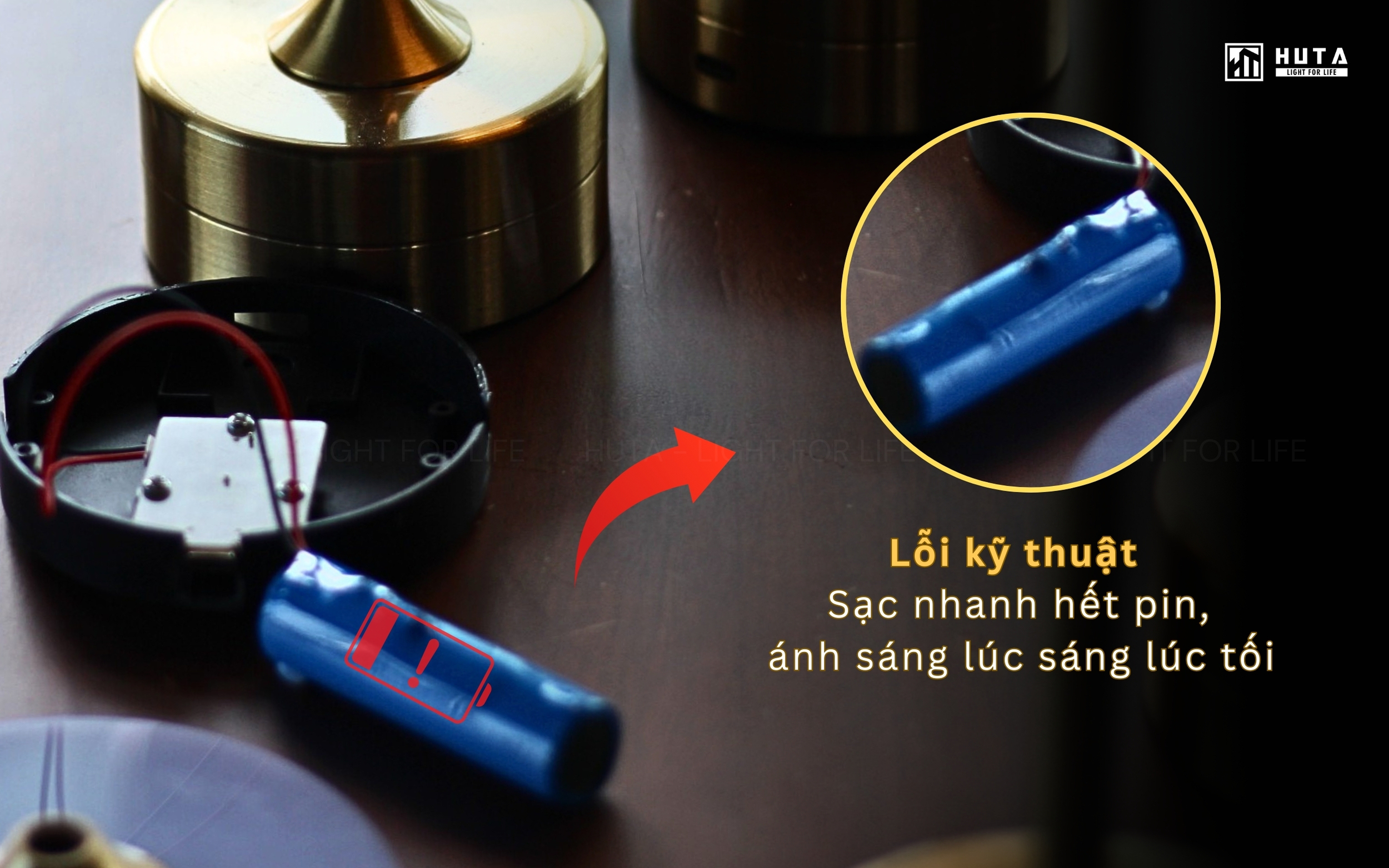 Lỗi chọn đèn LED để bàn kém chất lượng