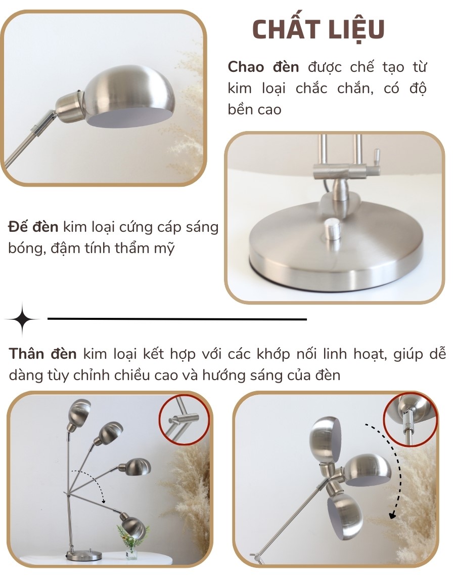 1. Đèn bàn học mã LVK3 có gì nổi bật?