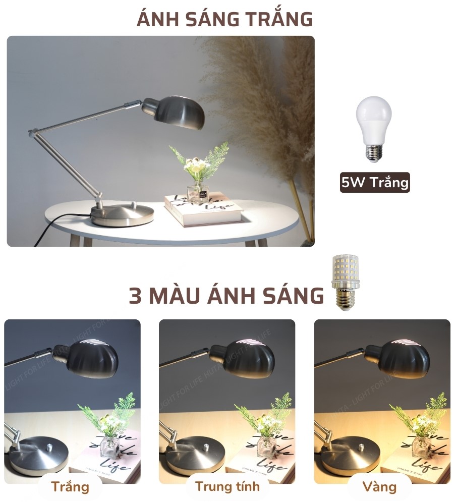 2. Thông số kĩ thuật đèn bàn học mã LVK3