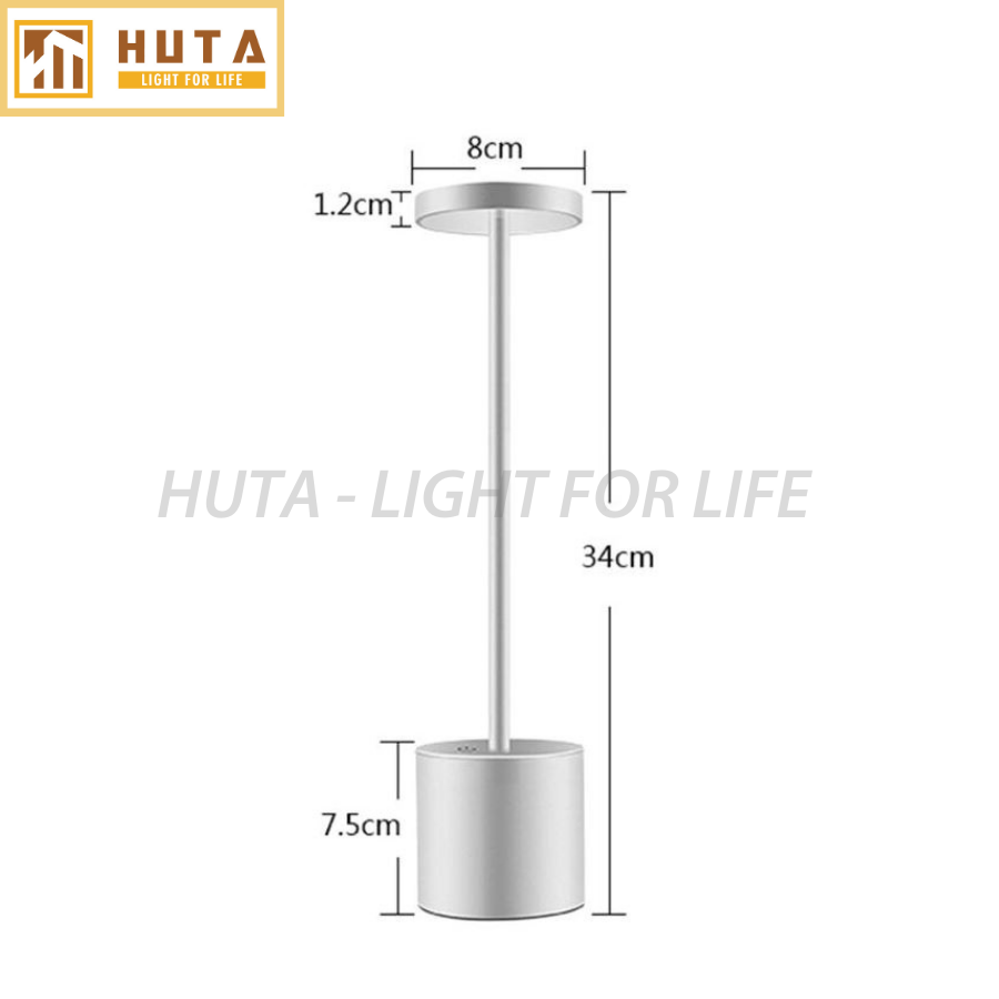 Thông số kỹ thuật của đèn bàn LED quán bar, nhà hàng AL1