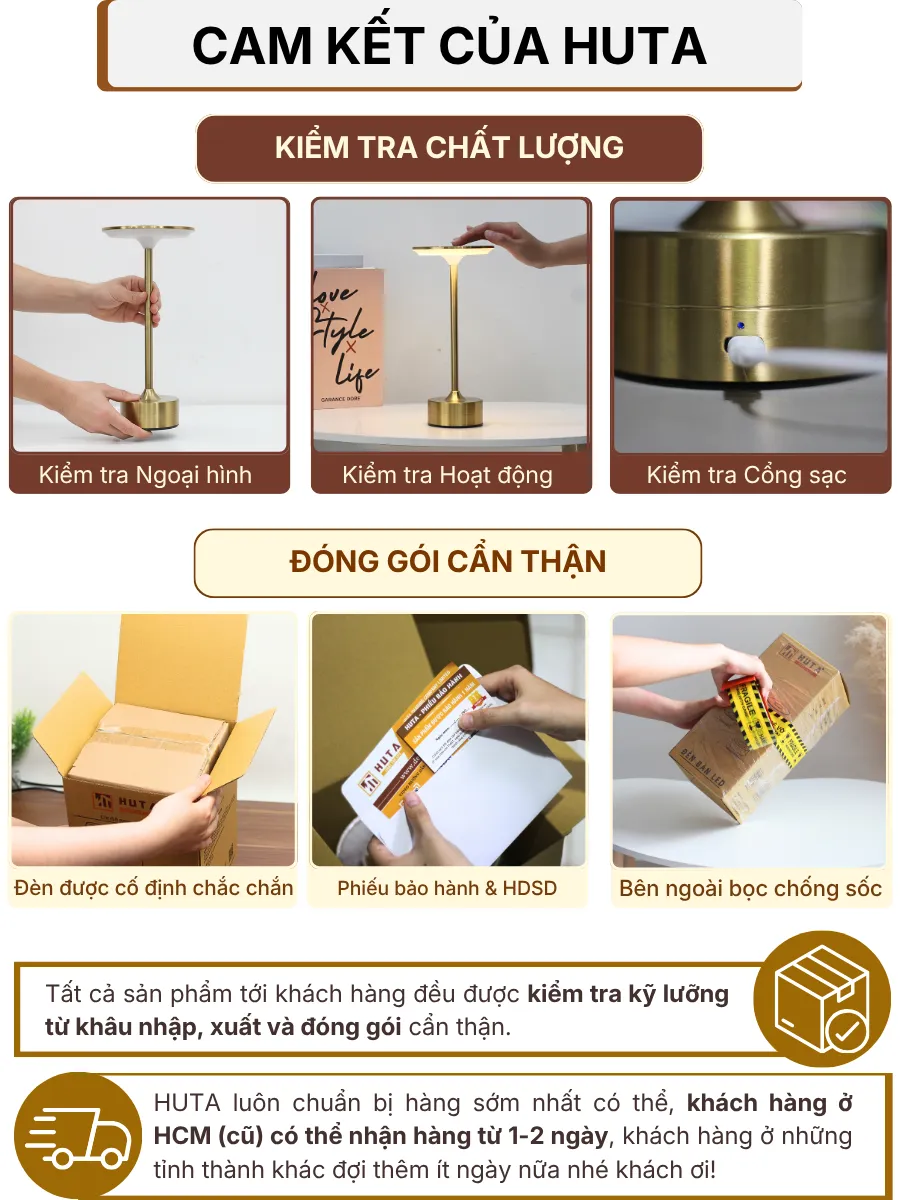 7. CHÍNH SÁCH BẢO HÀNH VÀ CAM KẾT CỦA HUTA
