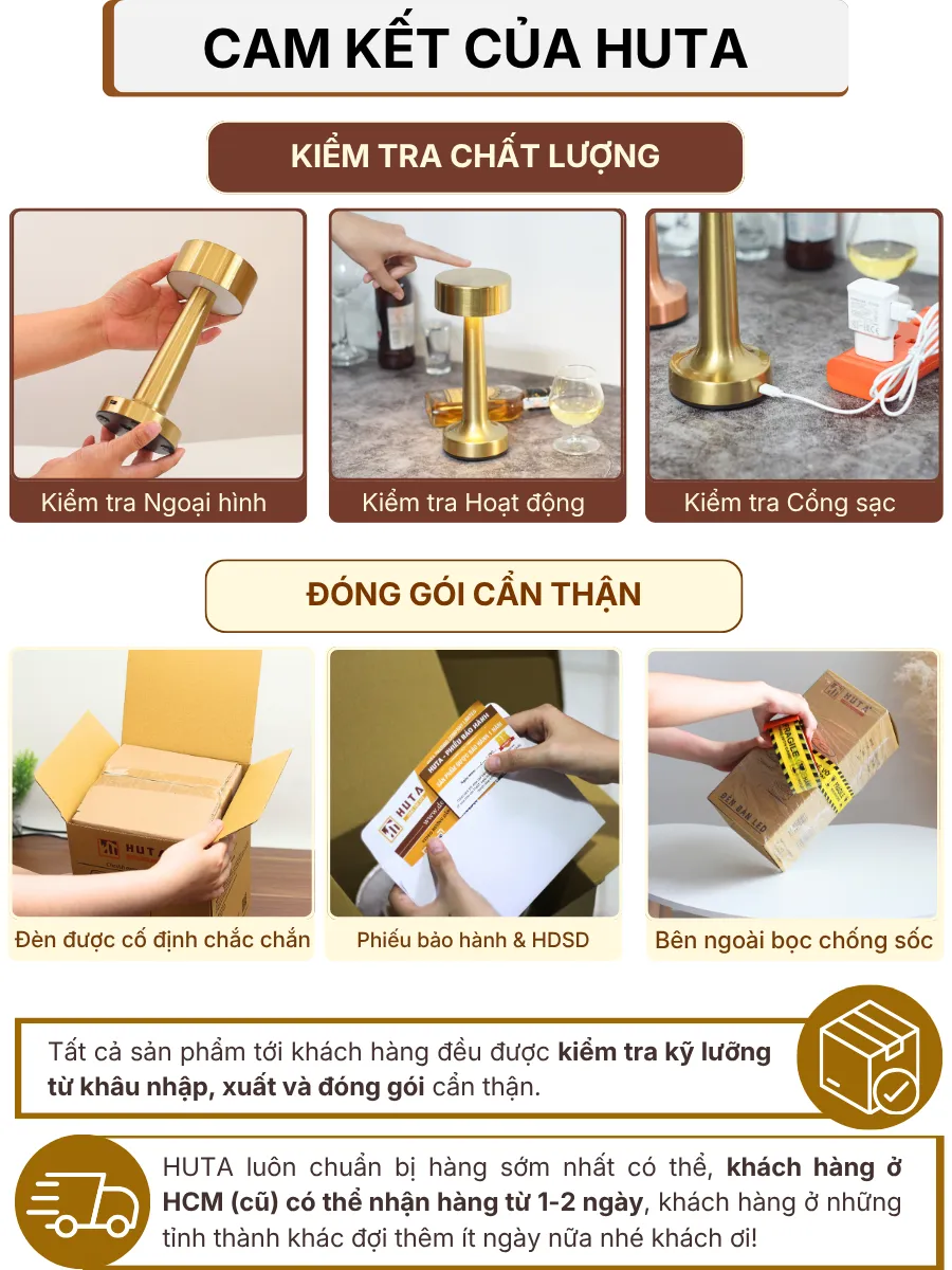 7. CHÍNH SÁCH BẢO HÀNH VÀ CAM KẾT CỦA HUTA