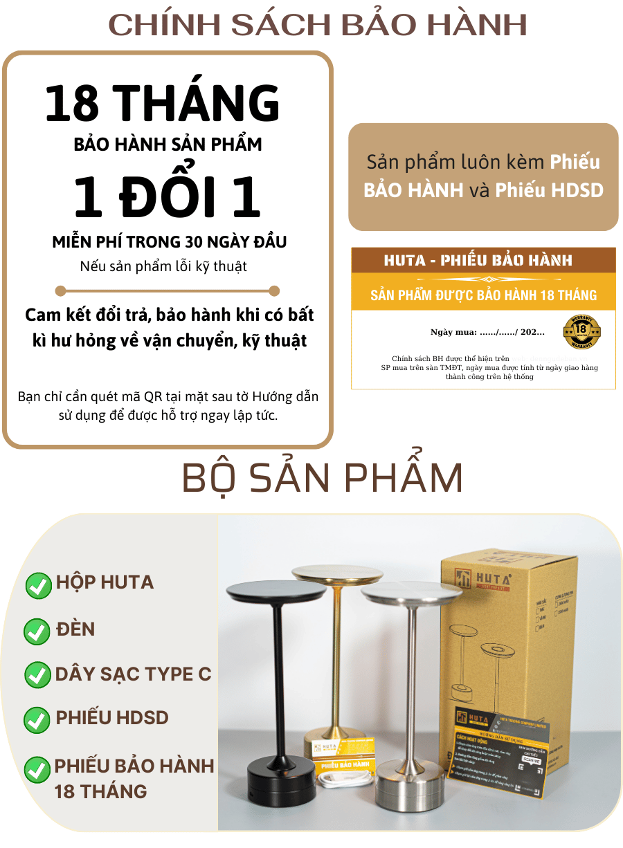 Cam kết và hậu mãi - An tâm sử dụng