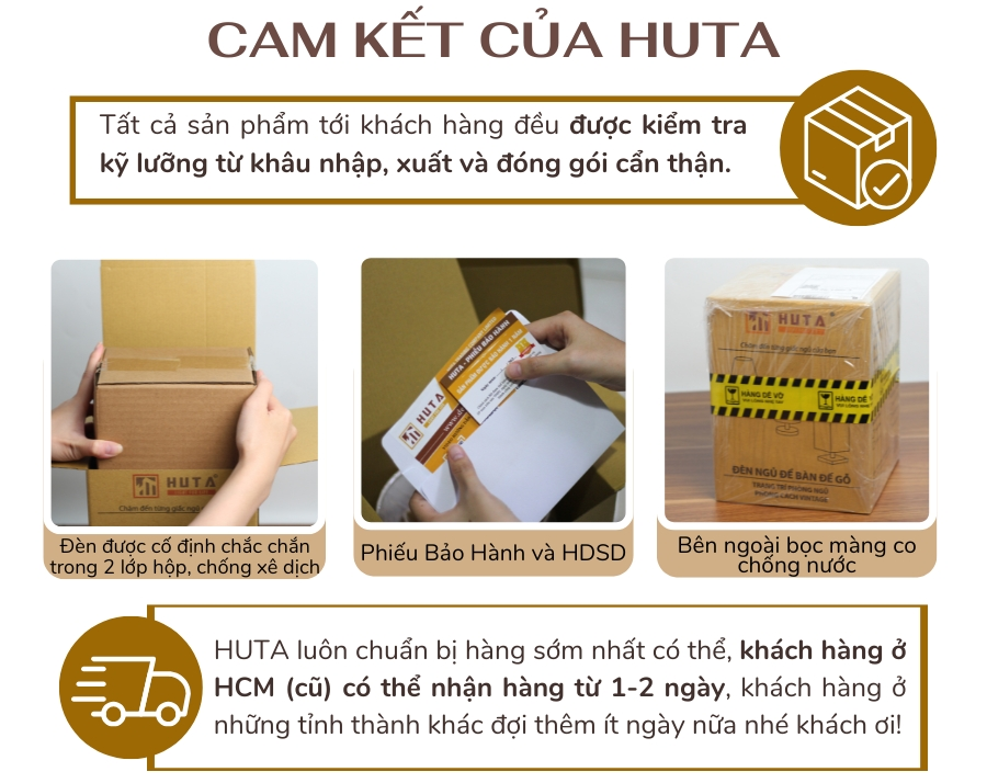 5. Chính sách bảo hành và cam kết của HUTA