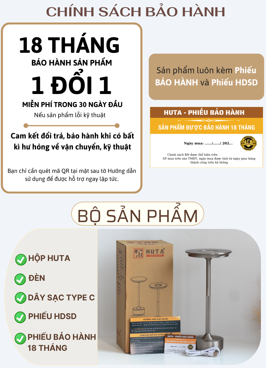 Cam kết và hậu mãi - An tâm sử dụng