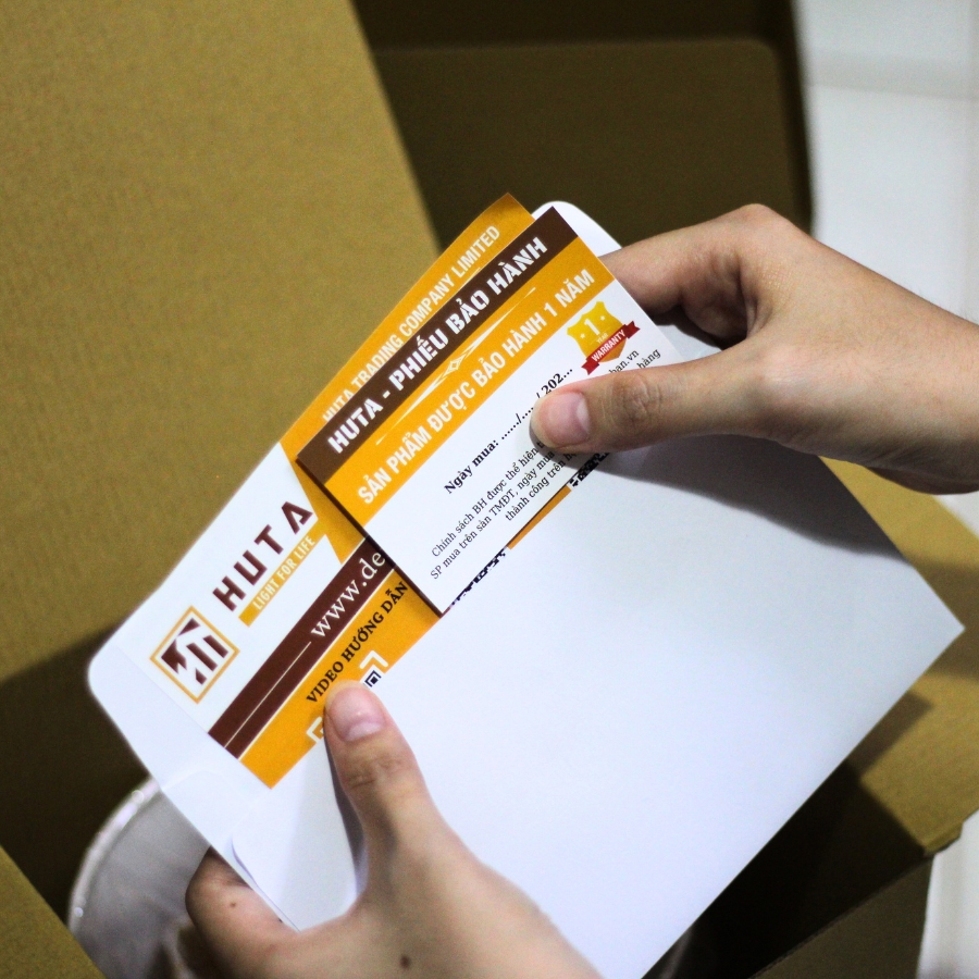 Phiếu bảo hành đi kèm