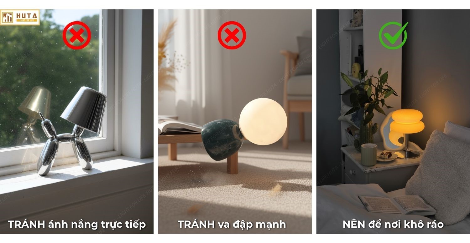 4. CÁC TIPS KHI SỬ DỤNG ĐÈN BÀN DECOR AN TOÀN VÀ HIỆU QUẢ