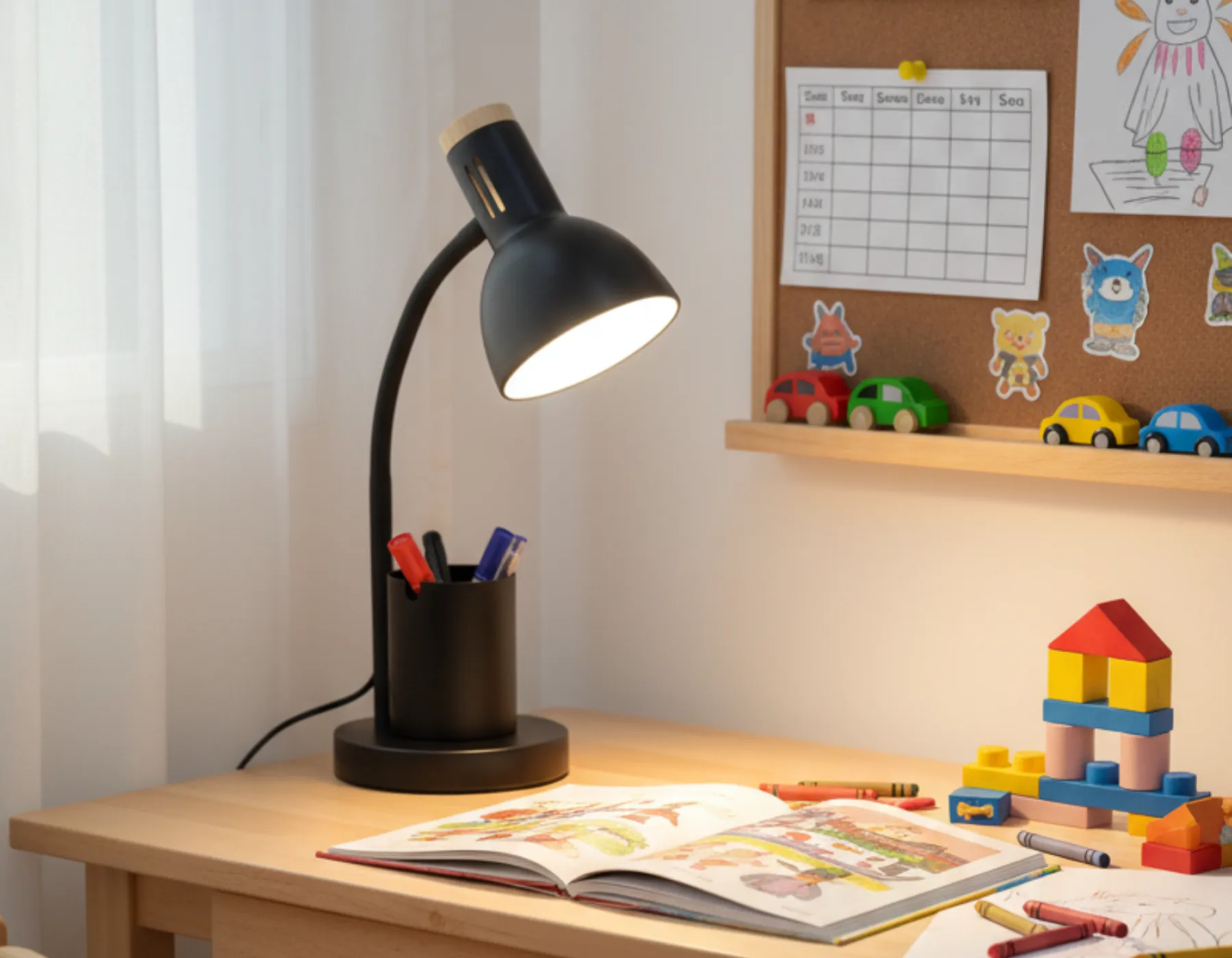 5. KHÔNG GIAN PHÙ HỢP VỚI ĐÈN BÀN HỌC LVK2