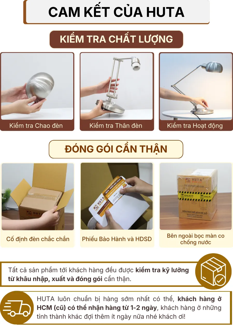 7. CHÍNH SÁCH BẢO HÀNH VÀ CAM KẾT CỦA HUTA