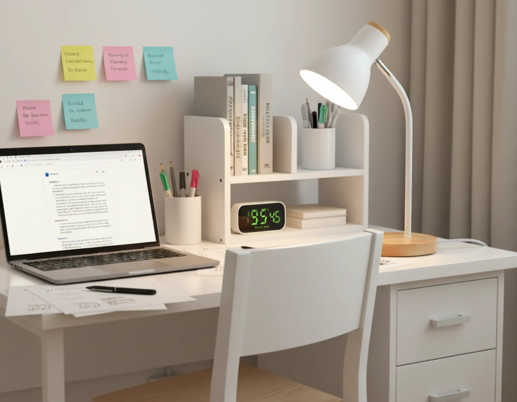 6. KHÔNG GIAN PHÙ HỢP VỚI ĐÈN BÀN HỌC LVG1