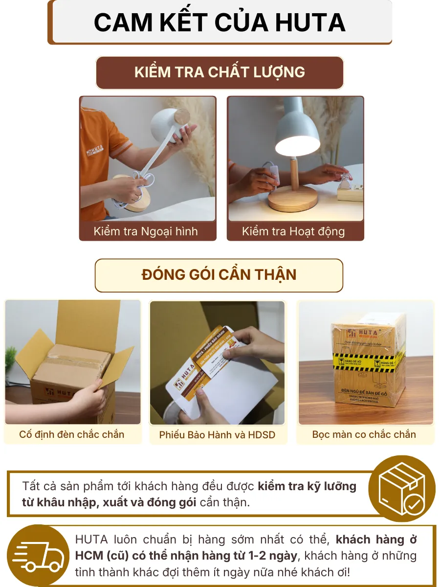 7. CHÍNH SÁCH BẢO HÀNH VÀ CAM KẾT CỦA HUTA