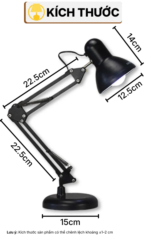 THÔNG SỐ KỸ THUẬT ĐÈN BÀN HỌC KYSU1