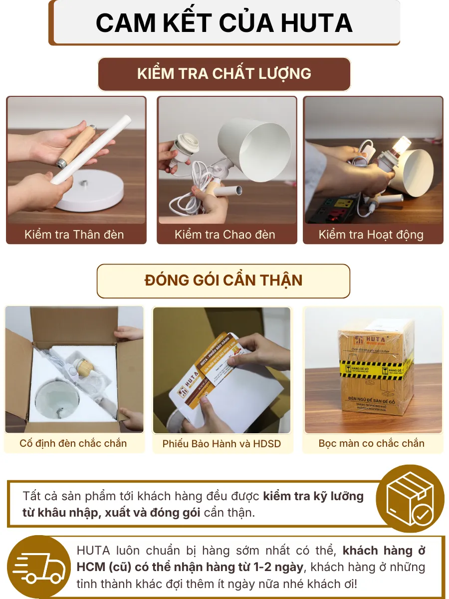 7. CHÍNH SÁCH BẢO HÀNH VÀ CAM KẾT CỦA HUTA