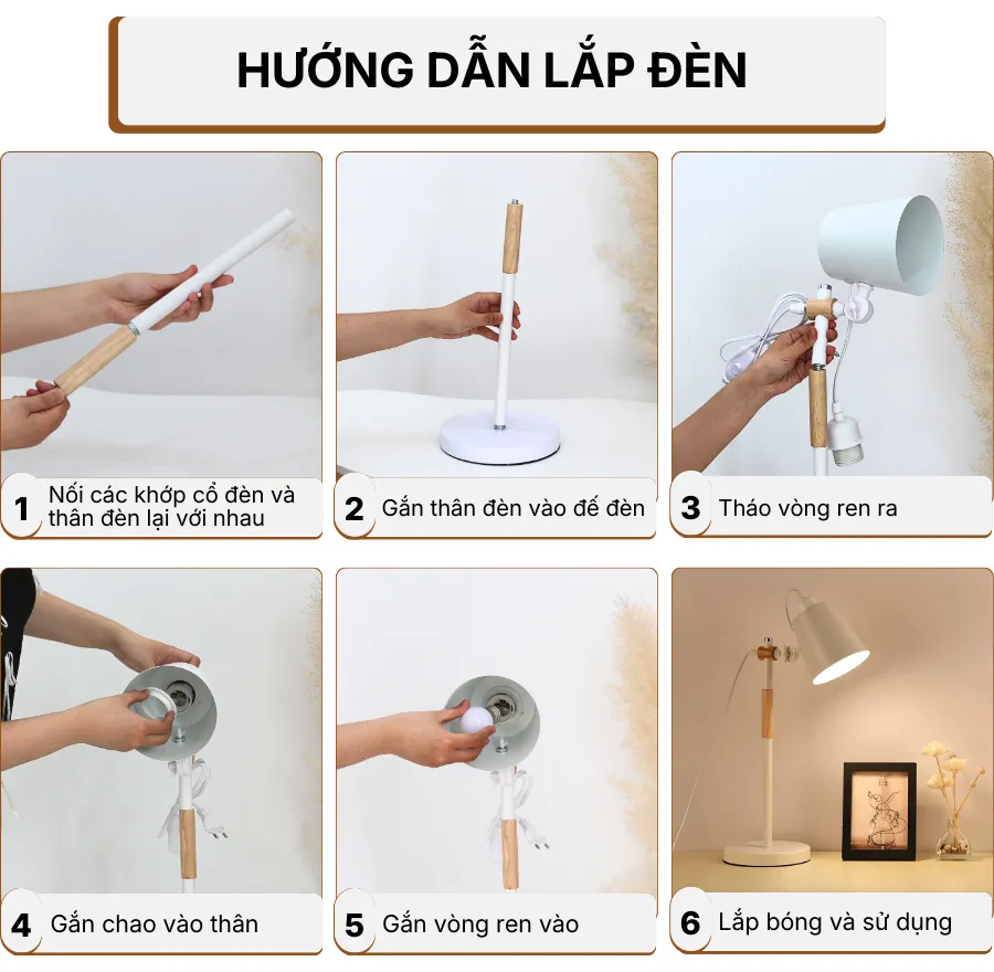 6. KHÔNG GIAN PHÙ HỢP VỚI ĐÈN BÀN HỌC LVK1