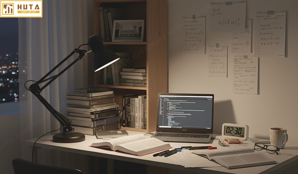 Đèn Bàn Học HUTA Light For Life KYSU1 Kiểu Dáng Pixar, Khớp Nối Điều Chỉnh