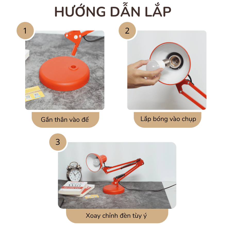 3. Đèn bàn làm việc KYSU01 sử dụng như thế nào?