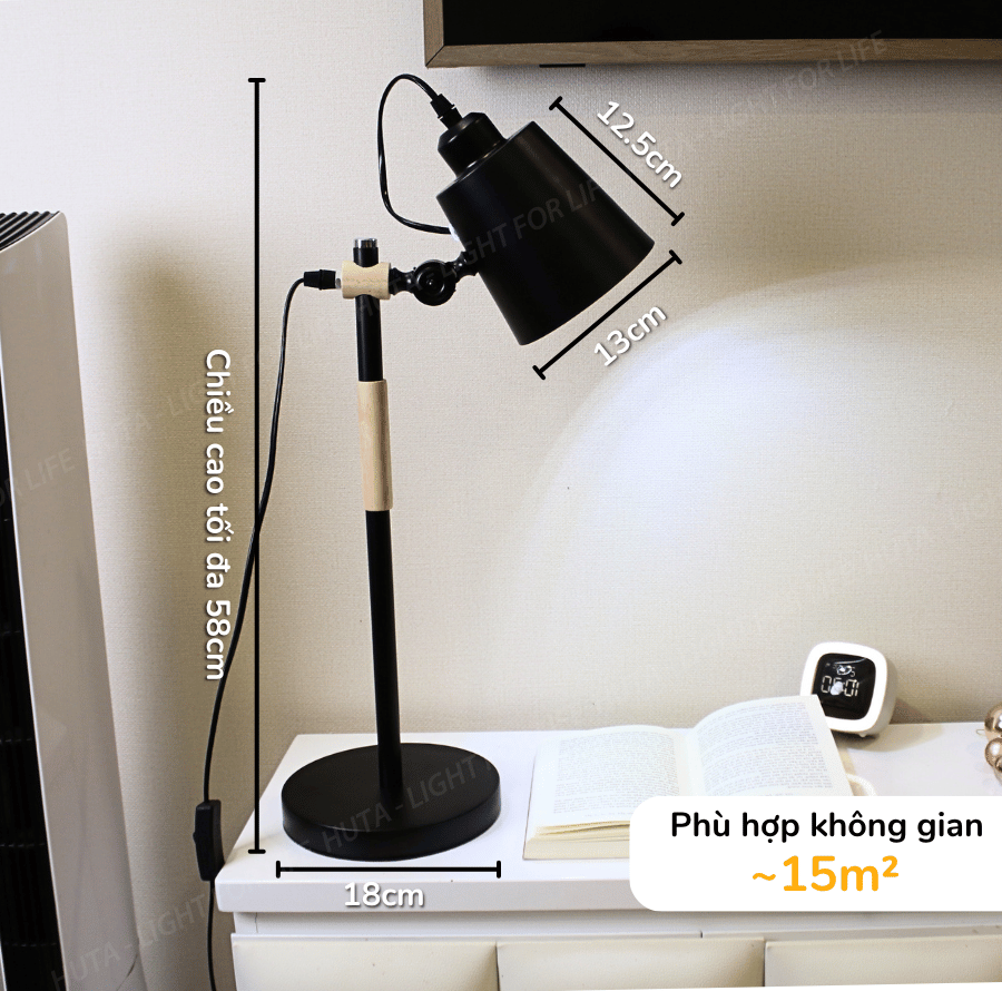 1. Đèn bàn làm việc mã LVK01 có gì nổi bật?